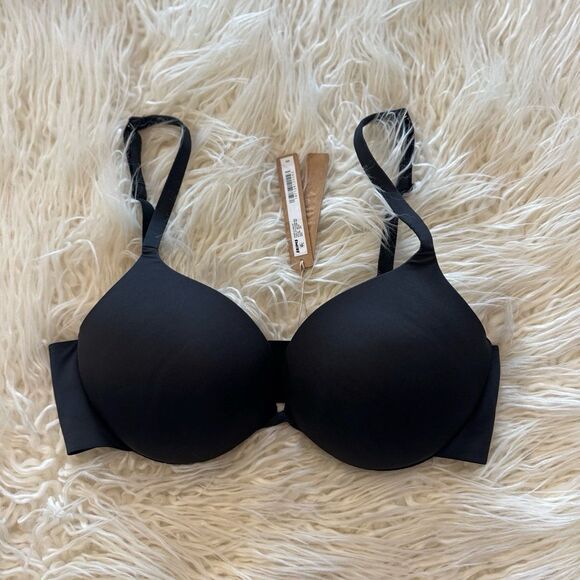 Skims Ultimate Push up Plunge Bra Onyx Size 34D - Picture 2 of 8